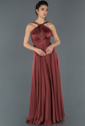 Long Light Brown Prom Gown ABU1173