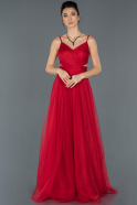 Long Red Prom Gown ABU1177