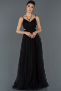 Long Black Prom Gown ABU1177