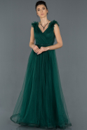 Long Emerald Green Engagement Dress ABU1180