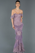 Long Lavender Engagement Dress ABU1172