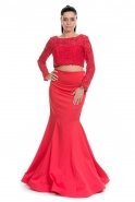 Long Red Evening Dress ALK6092