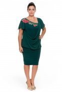 Short Emerald Green Plus Size Dress ALY6346