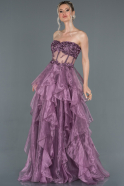 Long Lavender Engagement Dress ABU1199