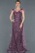 Long Lavender Engagement Dress ABU1202