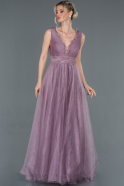 Long Lavender Engagement Dress ABU1204