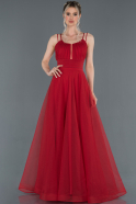 Long Red Engagement Dress ABU1208