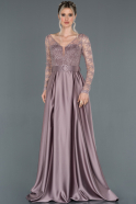 Lavender Long Engagement Dress ABU983