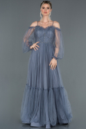 Blue Long Engagement Dress ABU1167