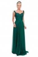 Long Emerald Green Evening Dress J1080