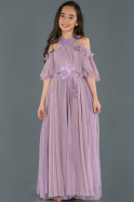 Long Lavender Girl Dress ABU1246