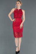Short Red Invitation Dress ABK759
