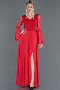 Long Red Prom Gown ABU1252