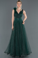 Emerald Green Long Engagement Dress ABU1253