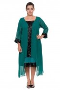 Short Green Oversized Evening Dress GG5523