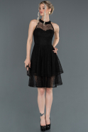 Short Black Invitation Dress ABK771