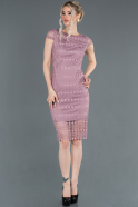 Short Lavender Invitation Dress ABK773