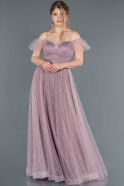 Long Lavender Engagement Dress ABU1254