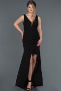 Black Long Mermaid Evening Dress ABU1266