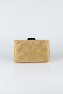 Gold Stony Box Bag V773
