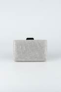 Silver Stony Box Bag V773