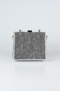 Silver Crystal Box Bag V294