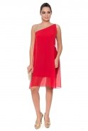 Short Red Evening Dress AN3060