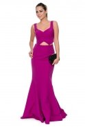 Long Purple Evening Dress O8245