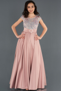 Long Rose Colored Girl Dress ABU1274
