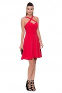 Short Red Evening Dress C8020