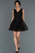 Short Black Invitation Dress ABK781