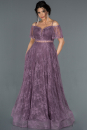 Long Lavender Engagement Dress ABU1283