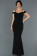 Long Black Prom Gown ABU1290
