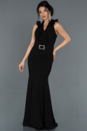 Long Black Mermaid Prom Dress ABU1292