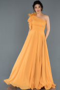 Long Saffron Engagement Dress ABU1293