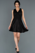 Short Black Invitation Dress ABK786