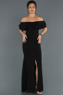 Long Black Prom Gown ABU1298
