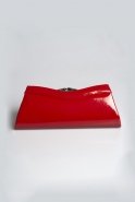 Red Patent Leather Evening Bag V408