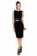 Short Black Coctail Dress A60574