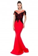 Long Red Evening Dress F2787