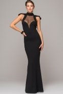 Long Black Evening Dress KR53133
