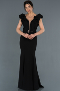Long Black Mermaid Prom Dress ABU1334