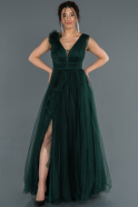 Long Emerald Green Engagement Dress ABU1335