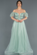 Long Turquoise Engagement Dress ABU1349