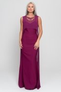Long Purple Evening Dress AR36920