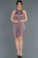 Short Lavender Invitation Dress ABK527