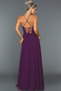 Long Violet Evening Dress ABU070