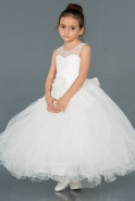 White Kid Wedding Dress OK282
