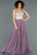 Long Lavender Engagement Dress ABU1366