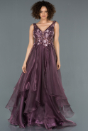 Long Lavender Engagement Dress ABU1351
